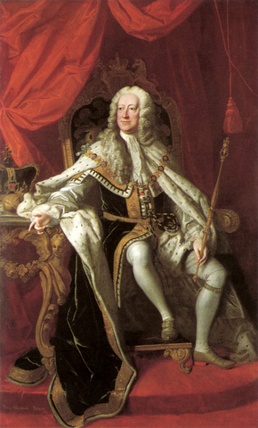 King George to the English Throne