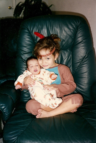 The day my sister was born