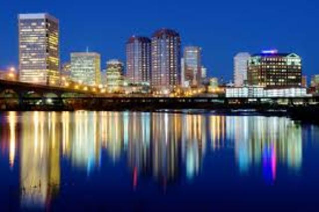 Edgar Allan Poe moved to Richmond, Virginia