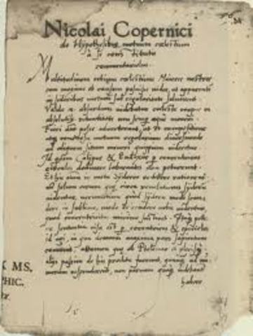 Copernicus publishes helicontric theory