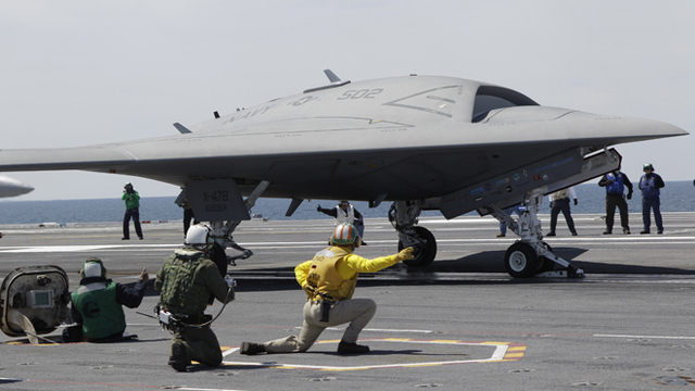 the X-47B