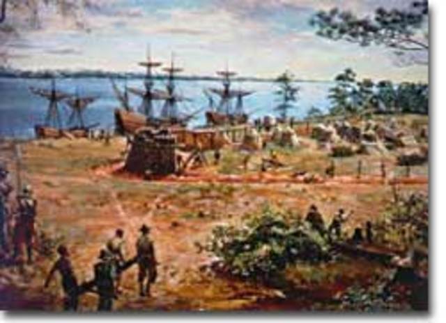Jamestown settled