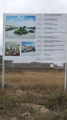 Site Signboard at Trident Baraka - Embakasi