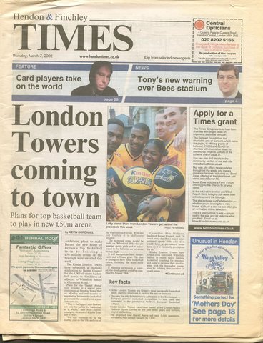 Hendon Times Group, London