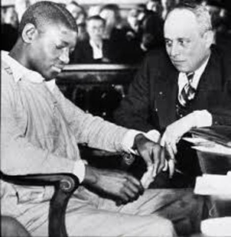 Haywood patterson and Clarence Norris are convicted once again of rape and sentenced to death