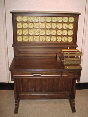 electric calculating machine invented