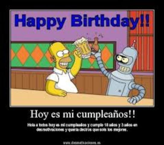 my first birthday in school