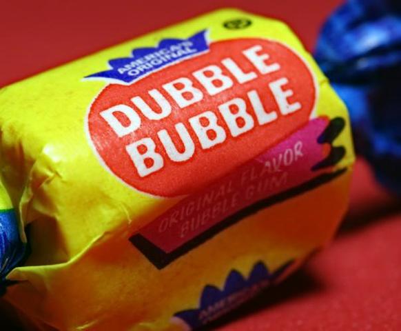 frist breakthough in gum when Thomas A. began experimenting with chicle and rubber