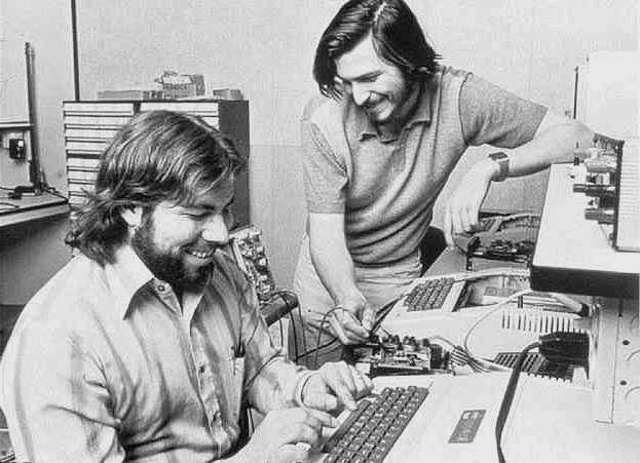 Steve Jobs meets Steve Wozniak