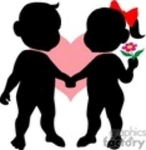 When Mom and Dad met.