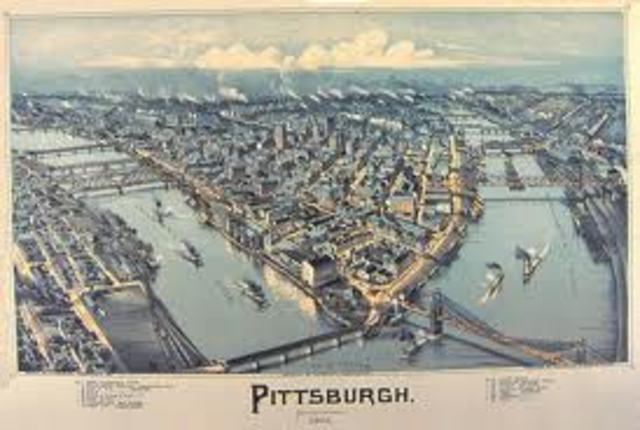 Pittsburgh becomes a city