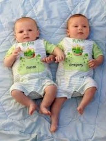 Two Baby Boy Twins