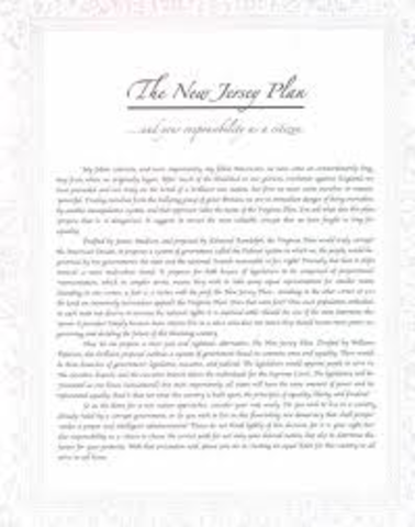 New Jersey Plan