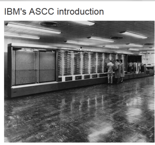 Quinto hecho: Primera computadora automática (ASCC)