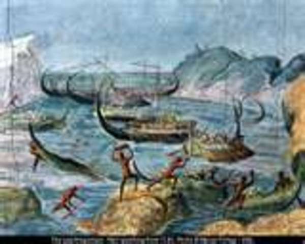 Lost at sea, and the island of the Laestrygones