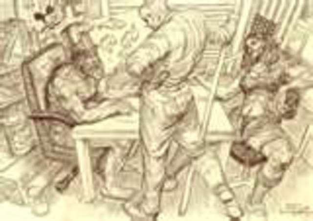 King Alcinous, and Odysseus's tale