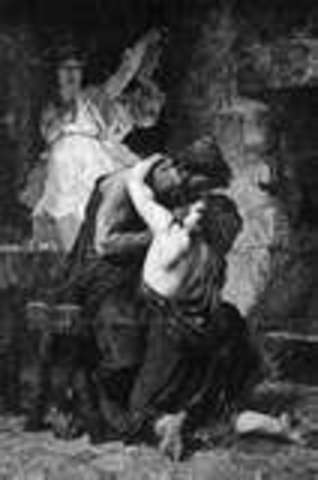 Telemachus meets his father