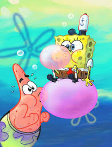 my bubble gume is yellow