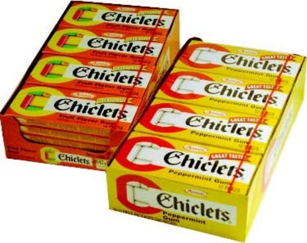 Chiclets were made