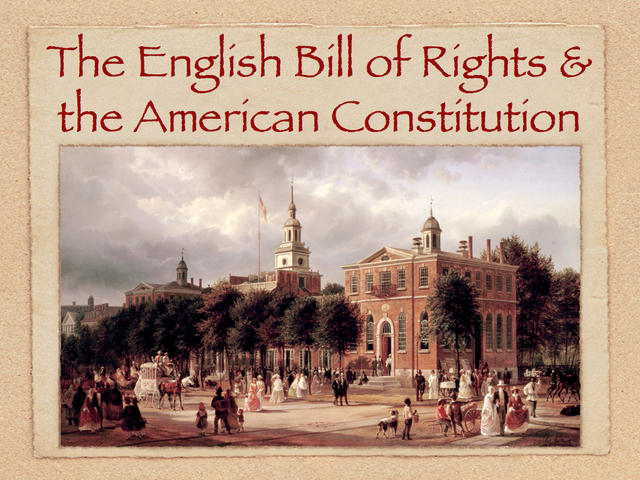English Bill Of Rights