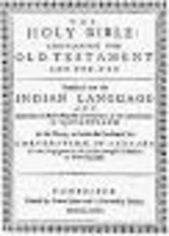 Algonquin Bible Printed