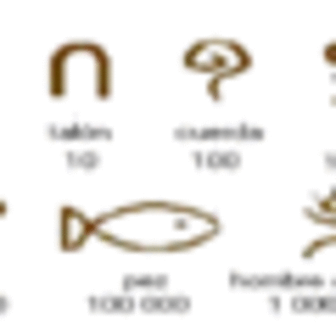 Sistema de numeración egipcio (2500 a.C.)