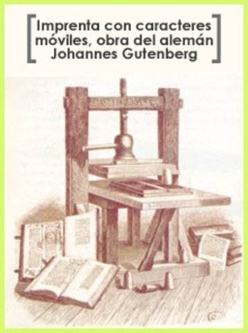 Invención de la Imprenta