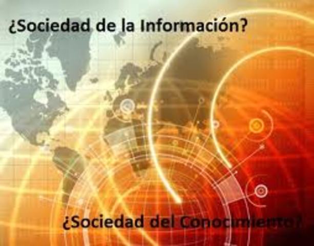 Sociedad de la Información y del Conocimiento. Décadas de los años 80.