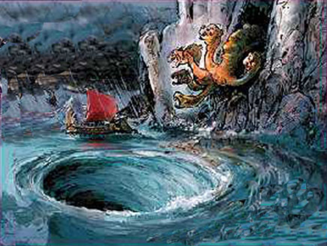 Sirens, Scylla, and Charybdis