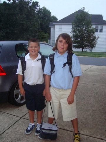 First day at MICS in 6th grade