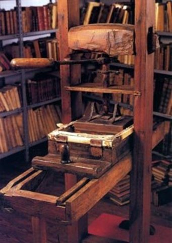 Creación de la imprenta movíl.