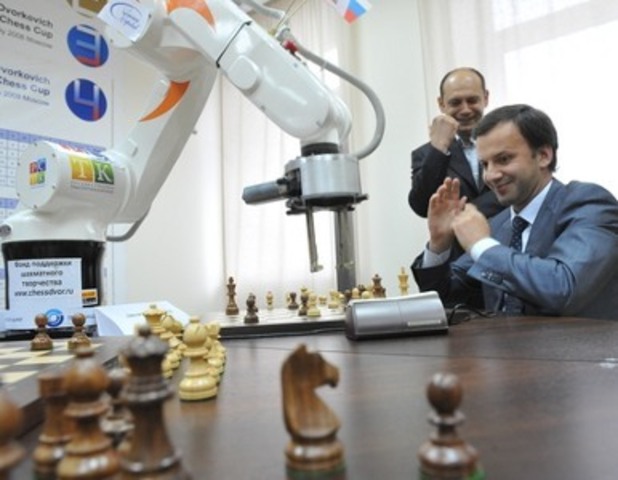 máquina lucha contra el hombre y gana