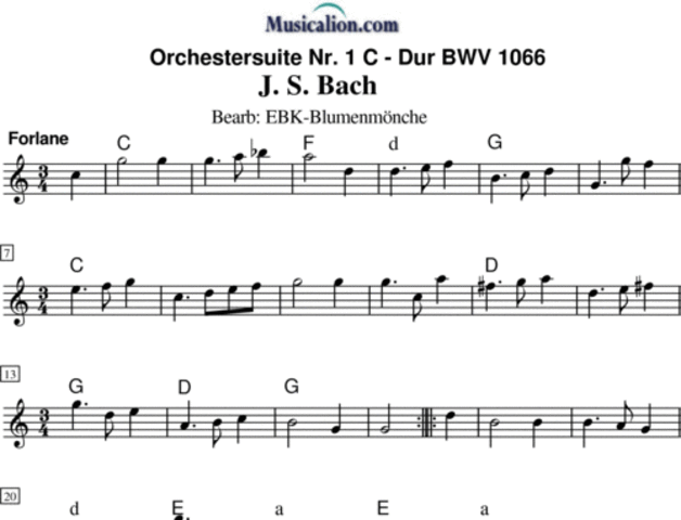 Suites orquestrals nº 1 - J. S. Bach