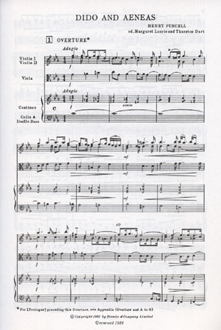 Dido i Eneas, - J. Purcel