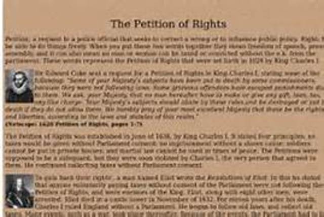petition of rights