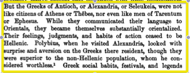 George Grote on Alexandria