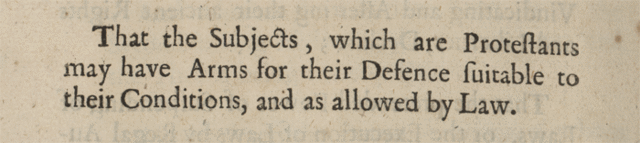 English Bill of Rights