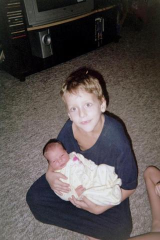 My baby sister was born