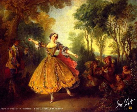 Mlle de la Fontaine, dance history's first prima ballerina