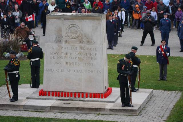 Stayed over night at the St thomas Hospital standing guard at the cenotaph in uniform with the army cadets