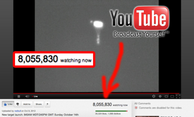 youtube breaks internet record