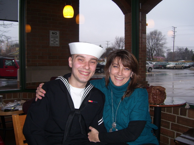 Brother leaves for the Navy