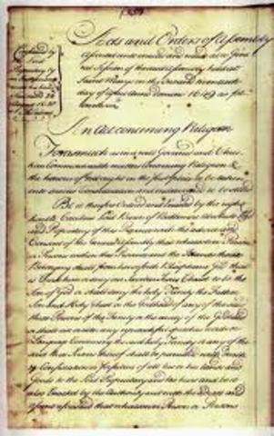 Toleration Act of 1649