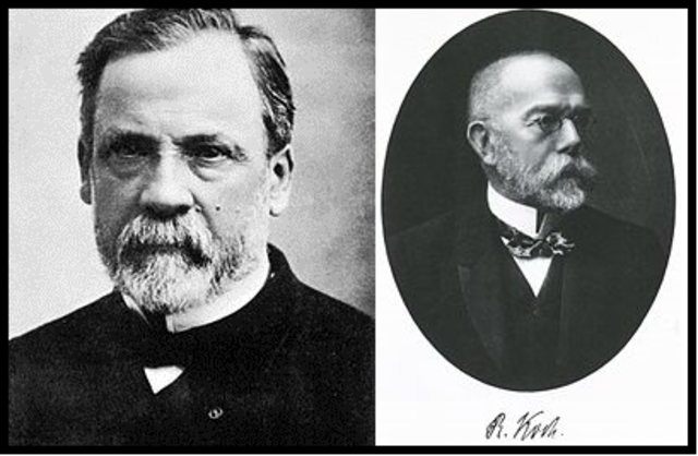 Louis Pasteur y Robert Koch