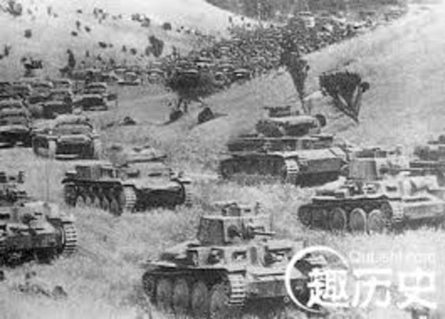 German ground forces land the Britain