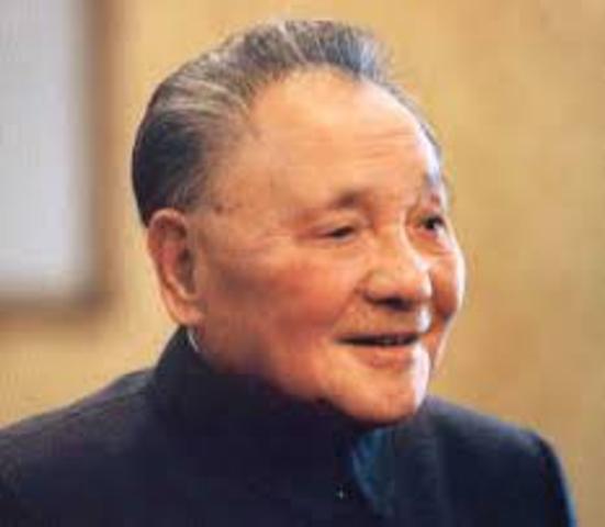 China president Deng Xiaoping say: reform and opening-up
