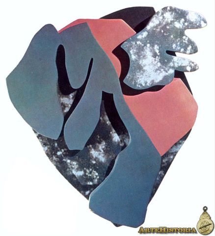 Deposición de pajaros y mariposas - Arp Hans