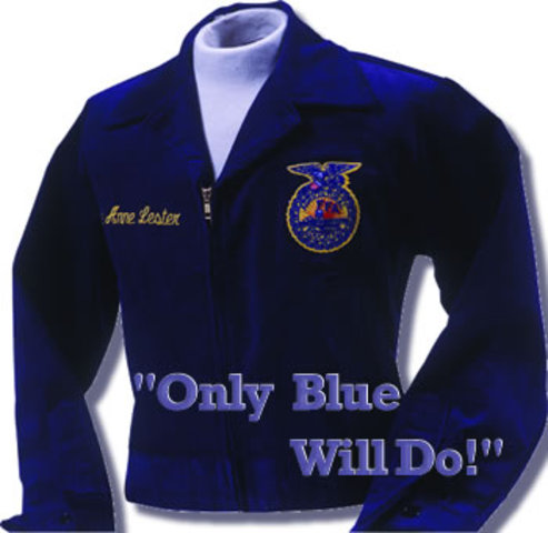 Bue corduroy jacket adopted as Official Dress.