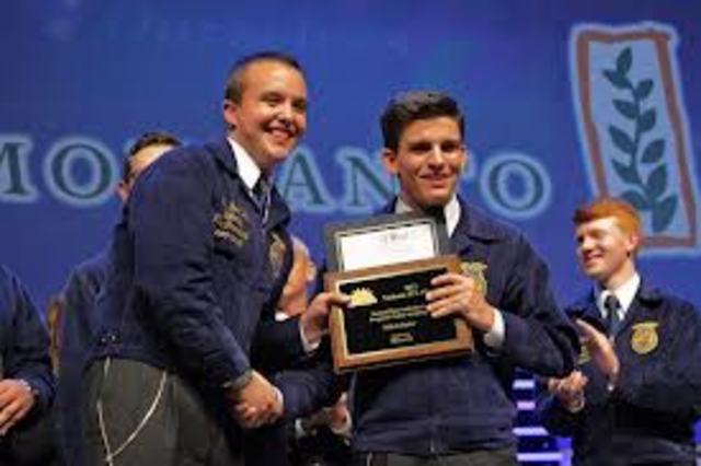 Official FFA Creed written by E.M. Tiffany is adopted.