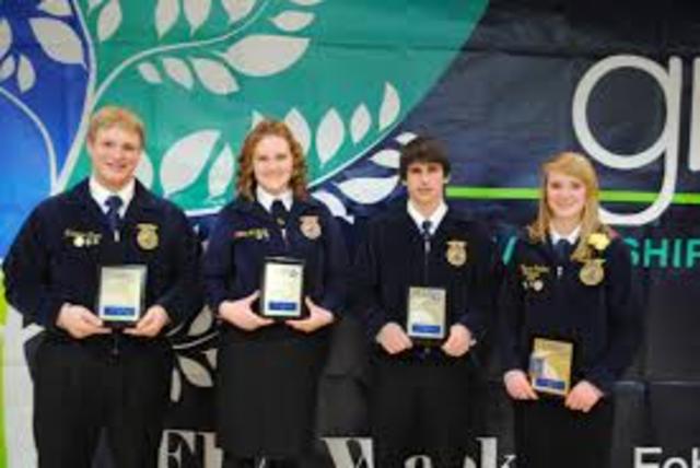 • First National Star in Agriscience is named: Steven Offer, Wisconsin.